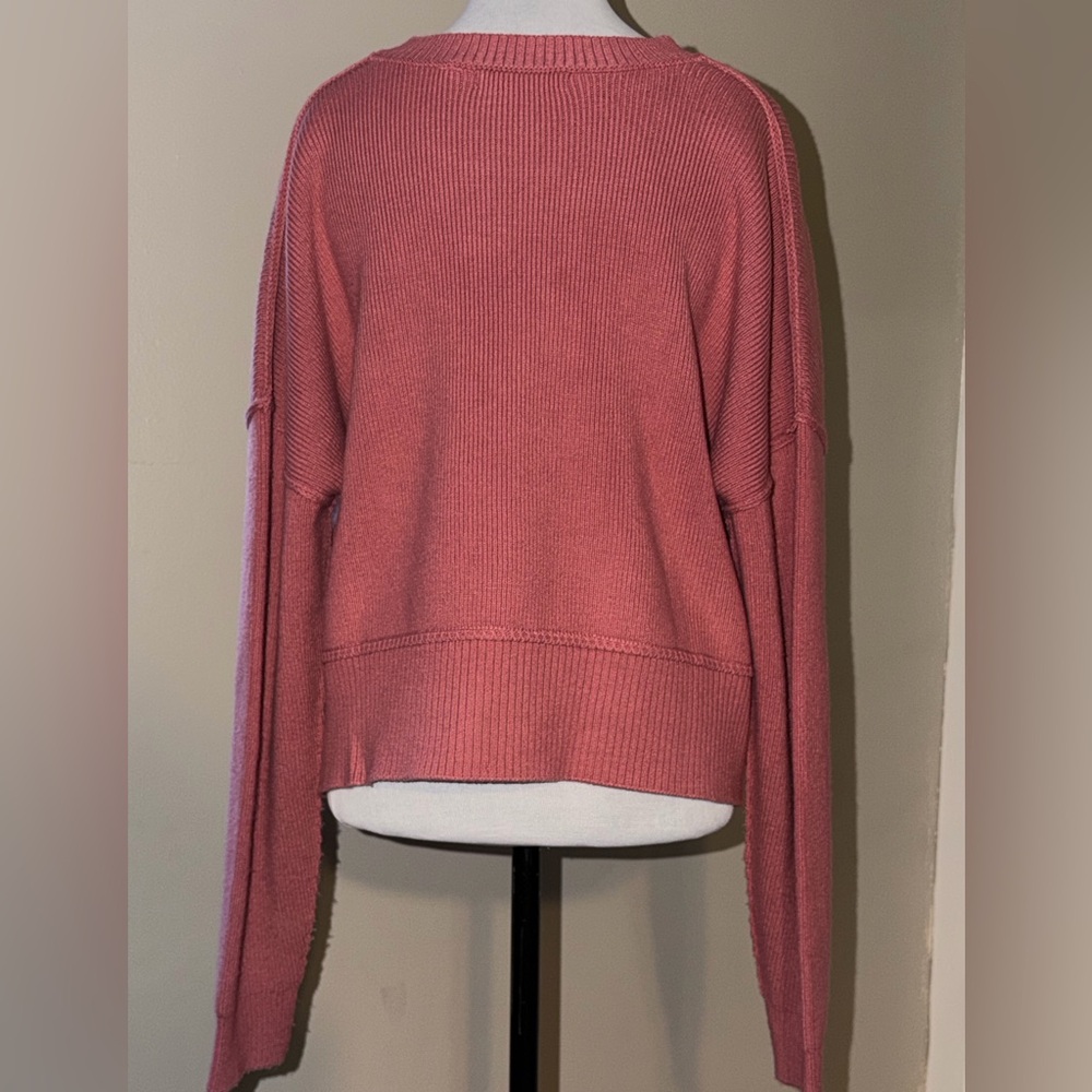 Elegant Rose Knit Sweater